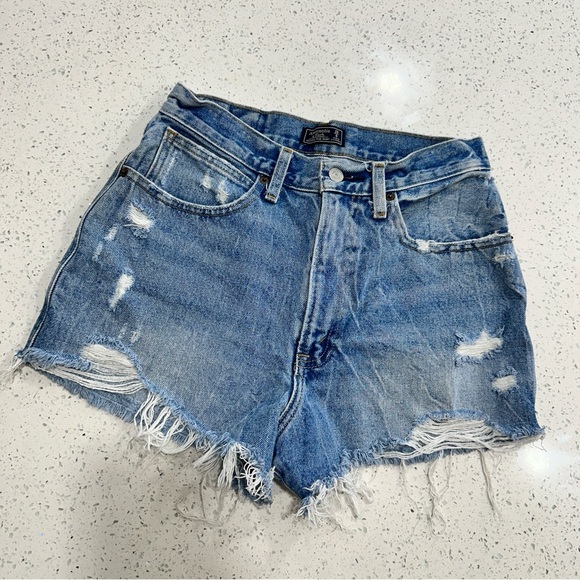 Abercrombie & Fitch Natural Rise Shorts sz 28 / 6 - Picture 2 of 10